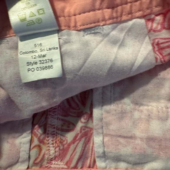Lilly Pulitzer 2012 Callahan Lily Loves Hawaii Hotty Pink Orange Shell Shorts 4 - Picture 5 of 9